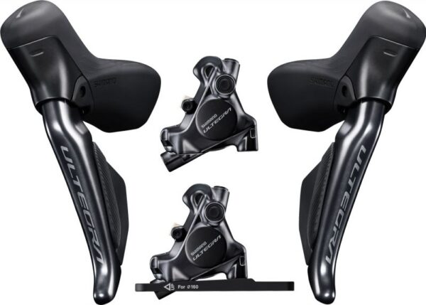 Shimano ULTEGRA Di2 ST-R8170+BR-R8170 2x12-fach Scheibenbremsen-Set