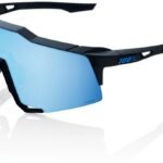 100 Percent Speedcraft Matte Black / HiPER Blue Mirror Lens