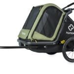 Hamax Pluto M Hundeanhänger mit Deichsel und Buggyrad